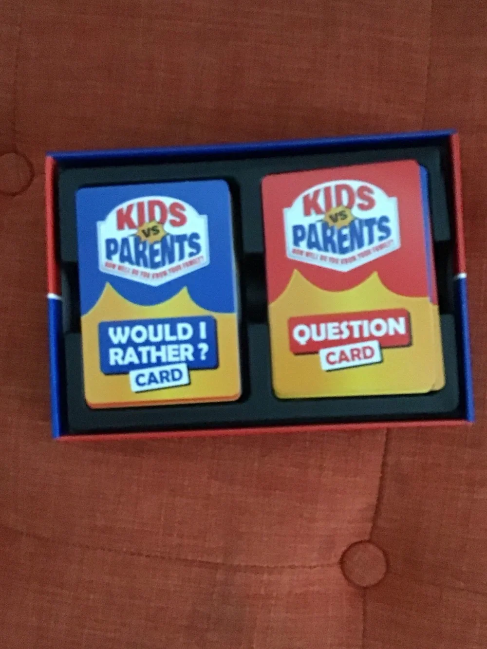 Family Board Game - Blue & Red Box